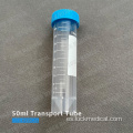 Transporte de tubo de plástico 50 ml de laboratorio Use FDA